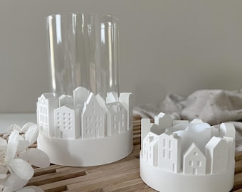 LightHousesWreath including lantern glass / City of Lights / Lantern