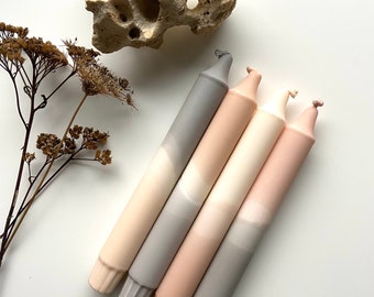 Dip Dye candles / stick candles / “Ljus” / set of 4