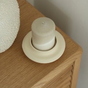 Candle plates for pillar candles - candle holders for block candles