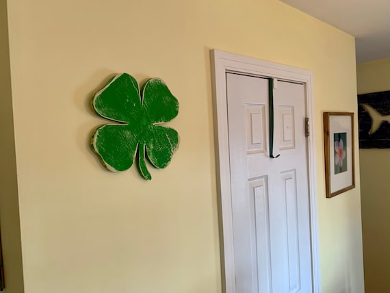 4 Leaf Clover Wooden Sign, Wood Shamrock,st. Paddys Day Decor,irish Decor,irish  Bar Sign,irish Sign,st Patricks Day, Man Cave 