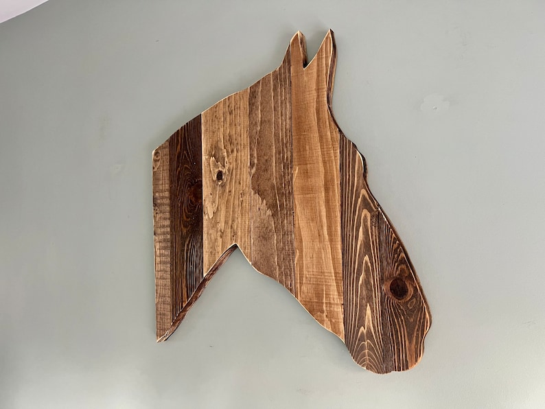 Rustic Wood Horse Head Silhouette Sign Horse Sign Horse - Etsy
