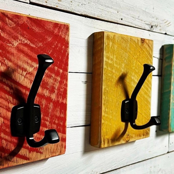 Coat Rack Wood Etsy