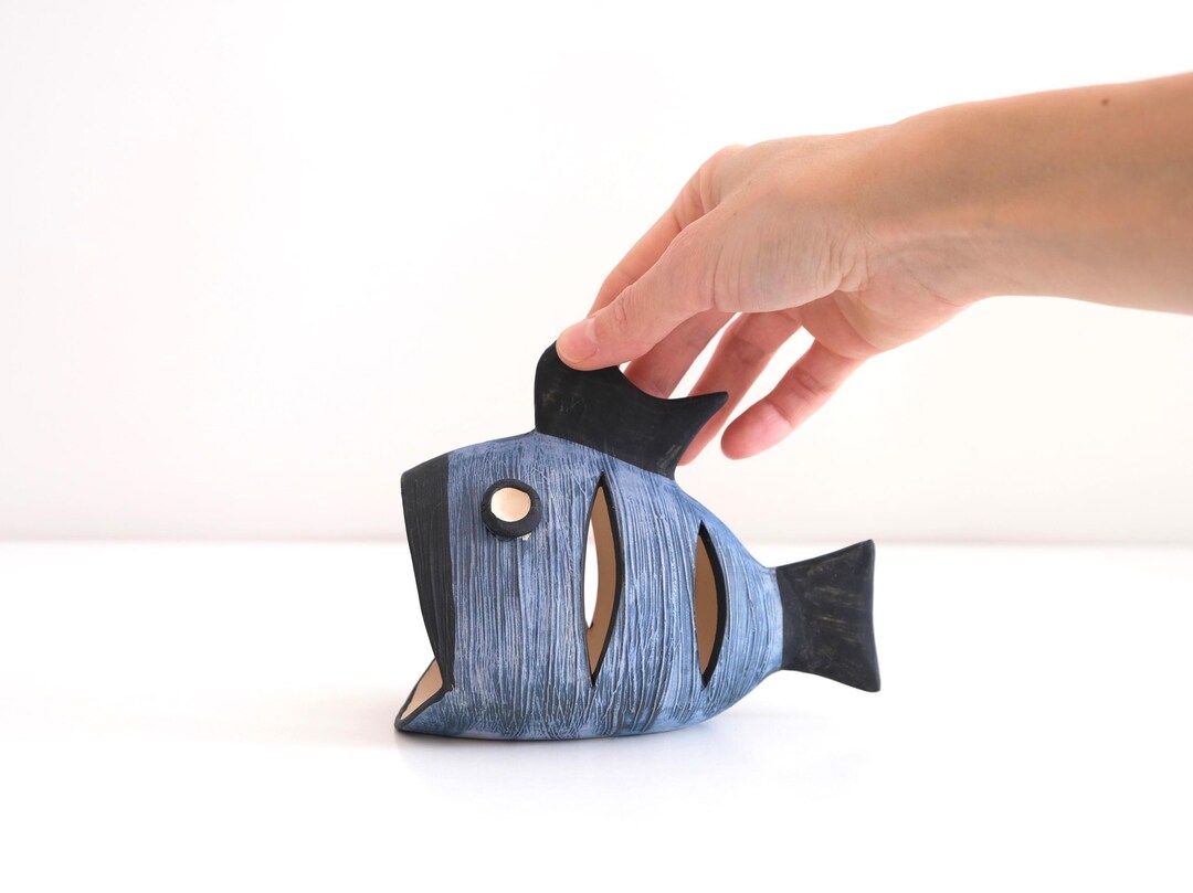 Portacandele Gatto In Ceramica: Scalda Zampe Decorativo Per La Casa (Modello A&B) - 2