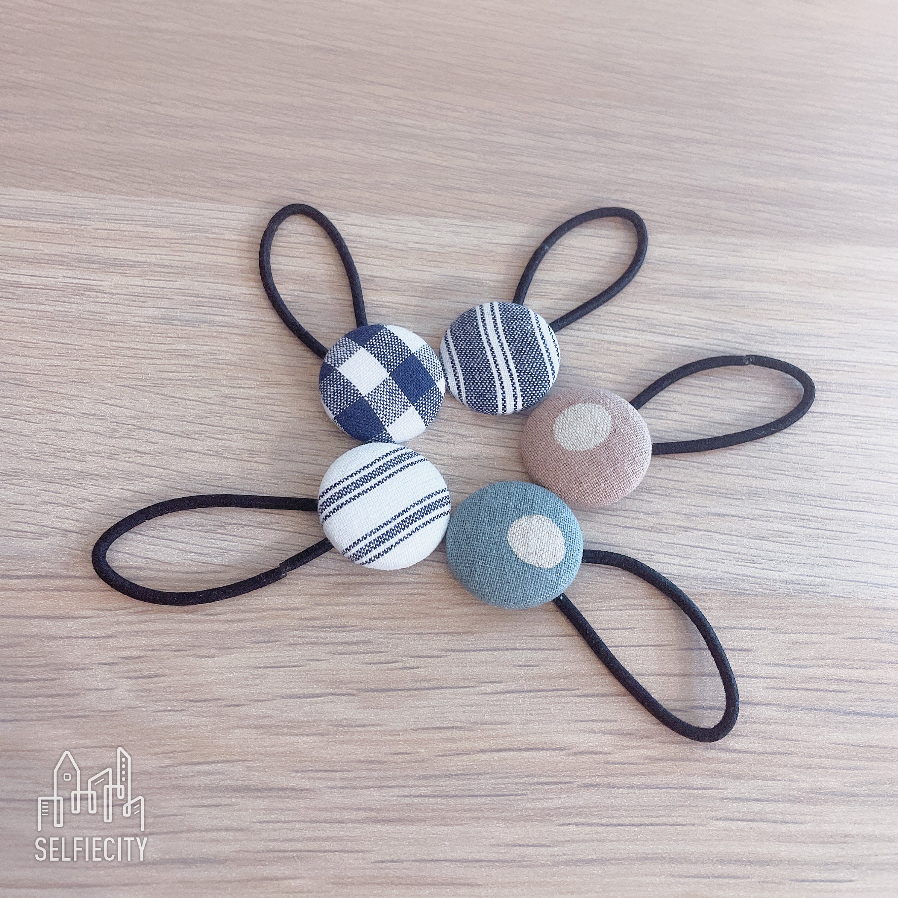 Plait rubber hair ties fabric hairbands made of fabric Etsy