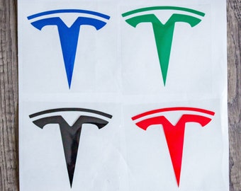 Tesla Decal Etsy - tesla logo roblox decal