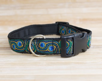 Peacock Dog Collar