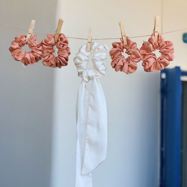 Team Bride - Sustainable scrunchies made of Tencel - 0% polyester