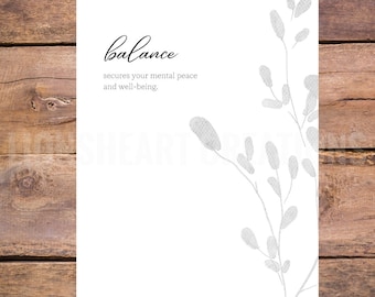Ink & Warmth Dashboard Set | Printed Dashboard | Multiple Planner Sizes ...