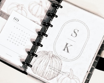 2 Kürbis Planner Dashboards | Mehrere Größen verfügbar | Digitaler Download