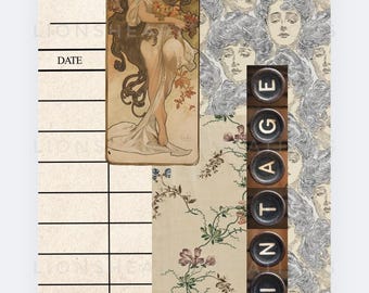 Vintage Dashboard *printable* multiple sizes