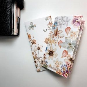 TN Inserts | Printable | Personal Size | Floral Dreams Cover