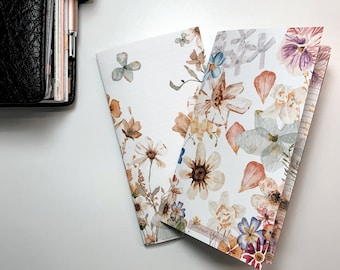 TN Inserts | Printable | Personal Size | Floral Dreams Cover