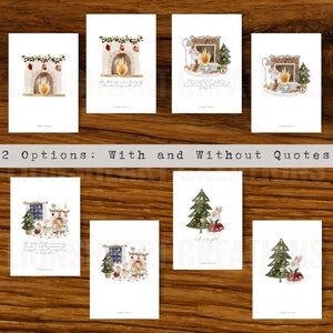 Cozy Holiday, printable for planners and journals
