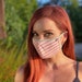 Women's Face Masks \ Unisex Men + Woman Adult Masks \ Reusable Washable Cloth Masks for Ladies \ Made in the USA \ 2ply OR Filter pocket 