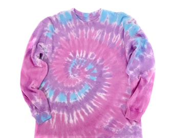 Tie-dye Long Sleeve Tops for Women and Men | Unisex Top