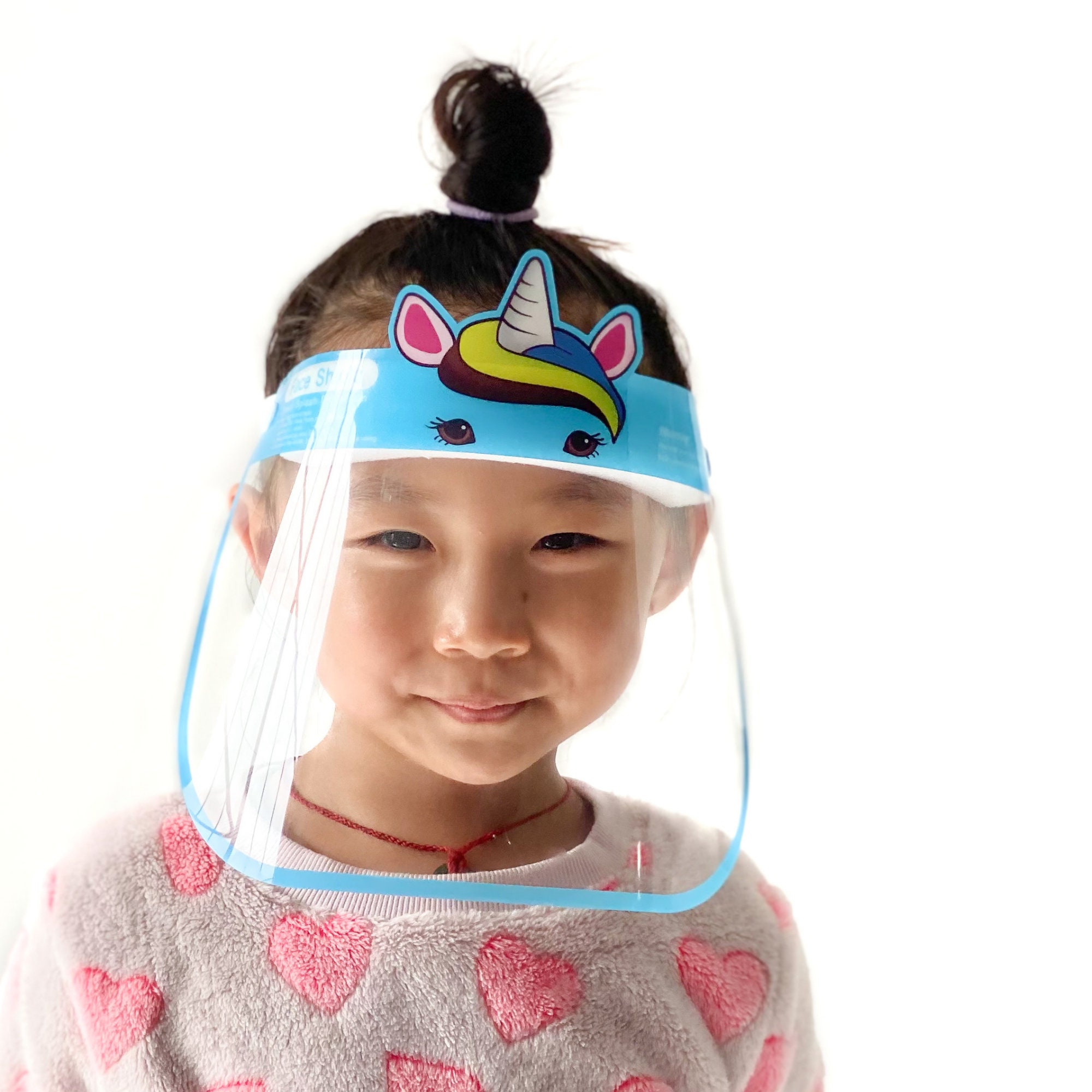 Kids Face Shield 10 Pack Children's Toddler Cute Etsy