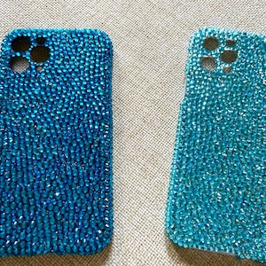 Telefoonhoesjes met strassteentjes Sparkly Shine Leuke leuke bling mobiele telefoonhoesjes groenblauw/turkoois/rood veel kleuren