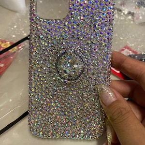 Bling Phone Case with Grip Holder Glitter Sparkle Phone Holders Ring for iPhone Mobile Samsung moblie Custom Phone Case Back Covers
