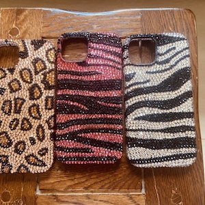 Tier Element Strass Glitter Phone Case Crystal Phone Cover Bling Swarovski Steine Luxus funkelnde Phone Cases Diamond Sparkling