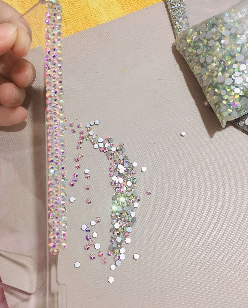 Bling Out Phone Cases TUP Cover mit Rhinestone-Passform viele Arten Bild 5