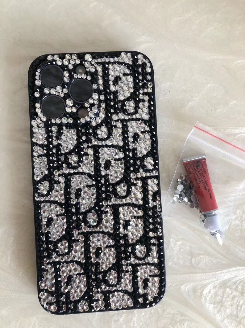Rhinestone Phone Case Crystal Stones Make Many Customize Phone Etsy
