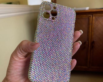 Sparkly Rhinestone Crystal Phone Case, Custom Fit