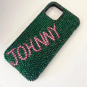 Pink/Coral Monogrammed Phone Case