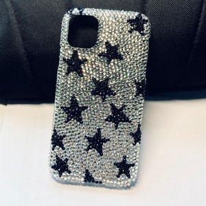 Stars Bling out Phone Case Swarovsk Element Rhinestone Stones Unique Phone Cases Bling Phone Covers Glitter Diamond Phone Accessories