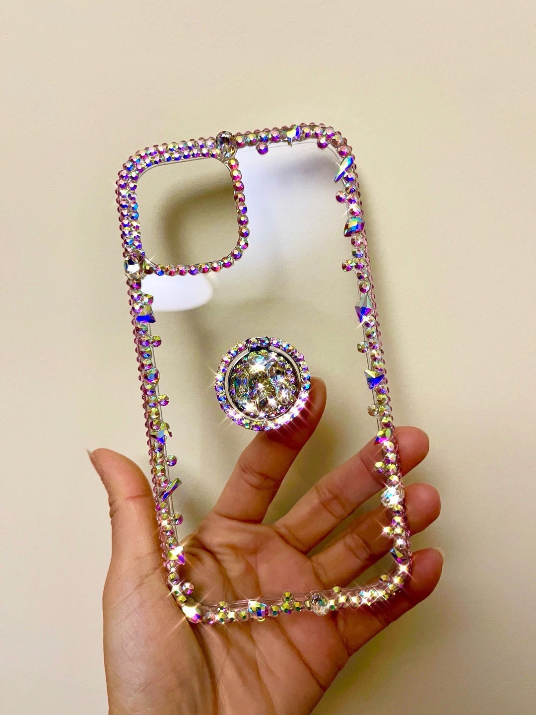 Sparkle Phone Cases Bling Bling Rhinestone Stones Back Covers Genuine