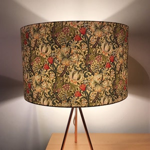 William Morris Golden Lily Handmade Lampshade image 2