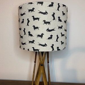 Dachshund Wiener Dog Handmade Lampshade