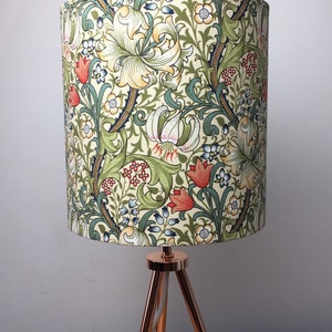 William Morris Golden Lily Handmade Lampshade image 3