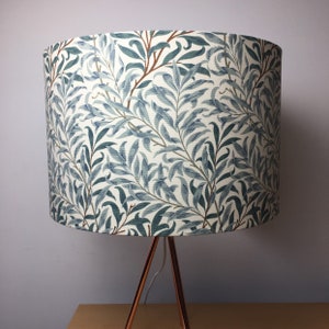 William Morris Willow Bough Green Handmade Lampshade
