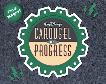 Walt Disney's Carousel of Progress Magnet, Magic Kingdom Magnet, Tomorrowland