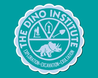 The Dino Institute Vinyl Sticker at Disney's Animal Kingdom Waterproof