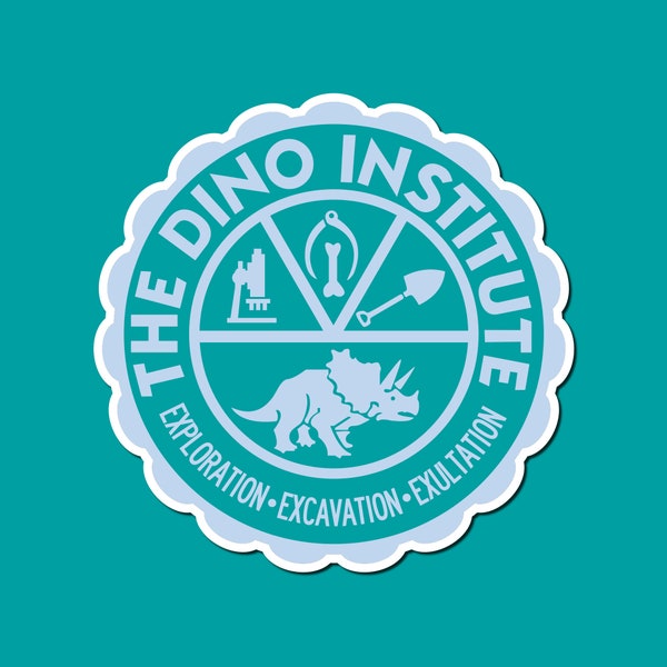 The Dino Institute Vinyl Sticker at Disney's Animal Kingdom Waterproof