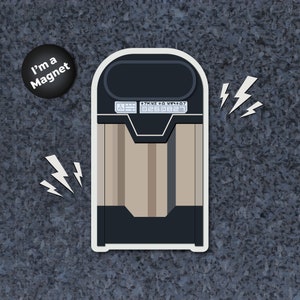 Batuu Magnet Trash Can, Fridge Magnet, Car Magnet, Vinyl High Quality, Disney Magnet