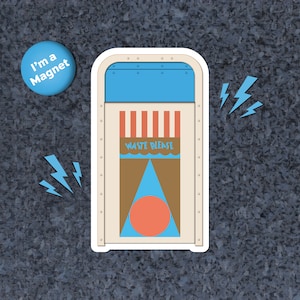 Trash Can Magnet inspired from “it’s a small world” ride, Fridge Magnet, Car Magnet, Disneyland Magnet, Vinyl High Quality, Disney Magnet