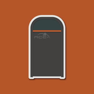 Pandora World of Avatar A.C.E Trash Can Vinyl Sticker, Animal Kingdom, Disney Sticker