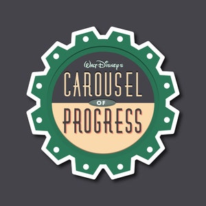 Sticker Carousel of Progress de Walt Disney, Sticker Magic Kingdom, Tomorrowland