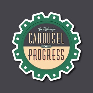 Walt Disney's Carousel of Progress Sticker, Magic Kingdom Sticker, Tomorrowland