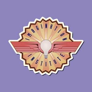 Voyagez dans l'imagination avec Figment - Autocollant vinyle Imagination Institute de la célébration mondiale à Disney's EPCOT