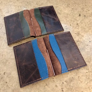 Cartera de cuero Money Clip