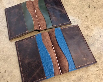 Leather Money Clip Wallet