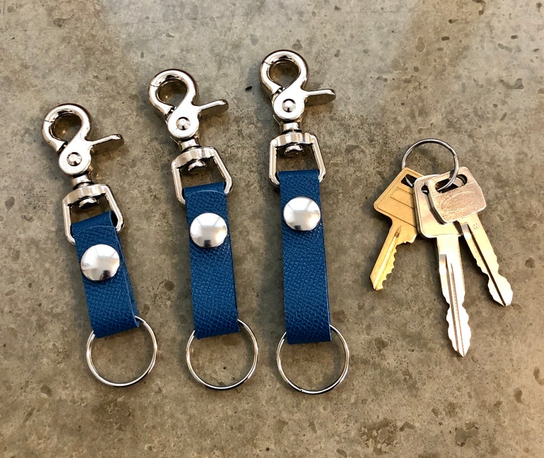 The Perfect Leather Belt Loop Key Chain Etsy