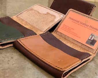 Leather Wallet- The Flip Pouch
