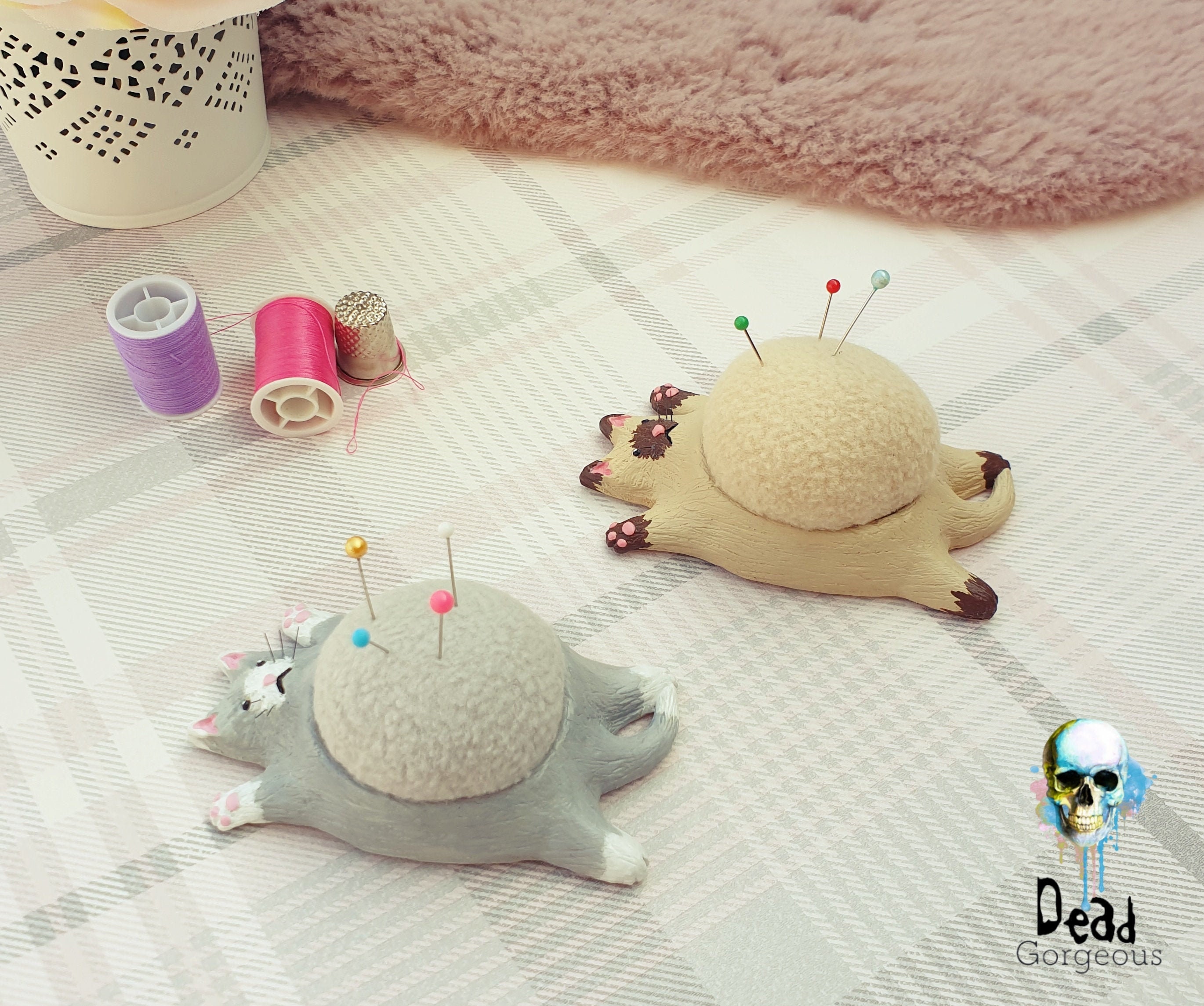 Cute Novelty Cat Pin Cushion Etsy
