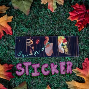 Glow In The Dark Bean Missions-sticker