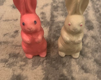 small plastic bunny figurines