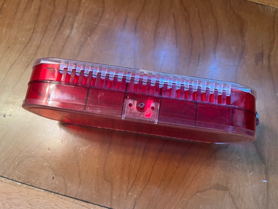Vintage Old Pal Small Red & Clear Plastic Tackle Box Retro Fishing Tackle  Box -  Israel